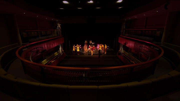 Perambulations by Christo Squier 6 Contemporary dancers, progressive brass band, lighting design, art rock music video