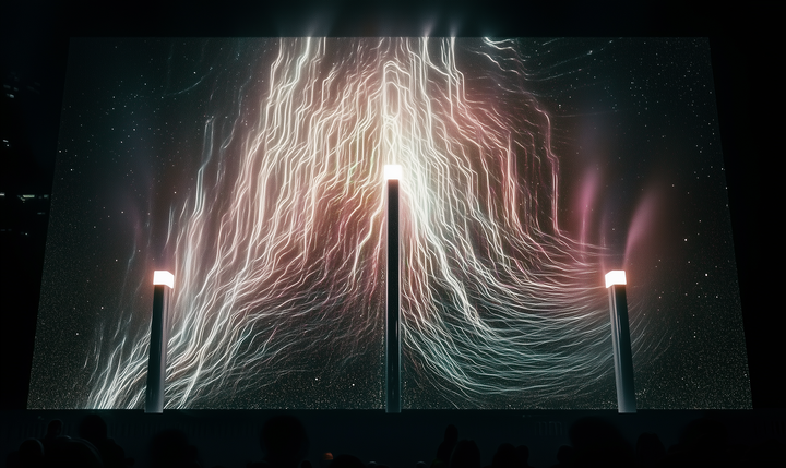 projection mapping audiovisual installation