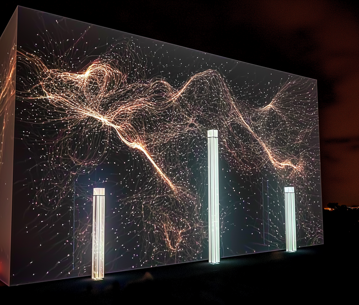 projection mapping audiovisual installation