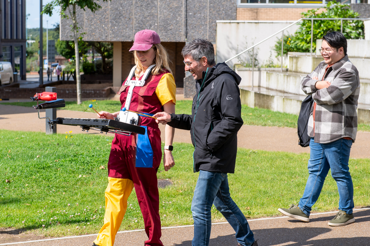 Perhaps Contraption present The Journey. A promenade street performance with integrated sign language, contemporary dance and visual vernacular