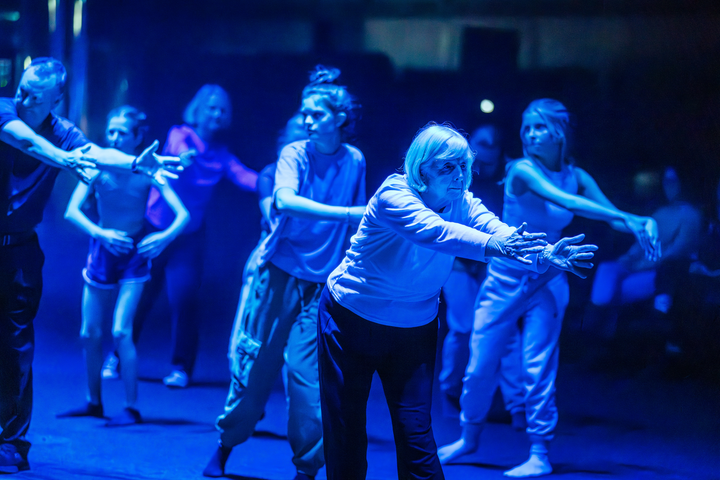 Particle Dance at Magna Science Adventure Centre. Improvised contemporary dance and music performance influenced by particle physics. Concept by Christo Squier